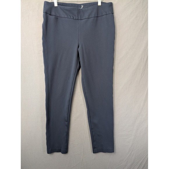 Tommy Hilfiger Pants - Tommy Hilfiger Womens‎ Navy Blue Pull On Dress Pants T7RFX325 Size 12